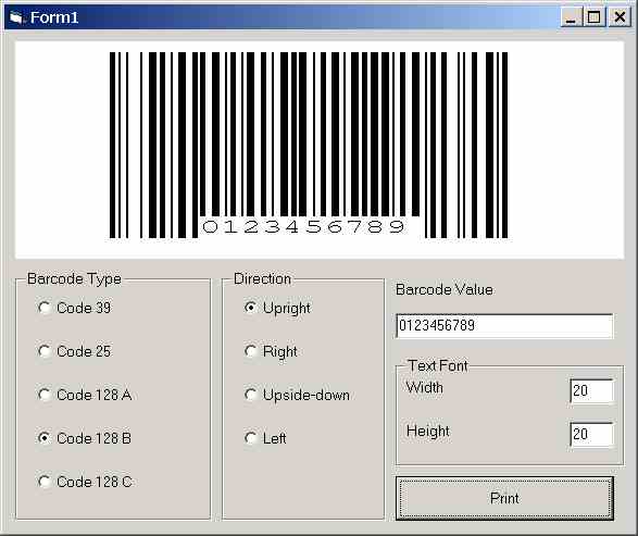 Softek Barcode Maker Active X